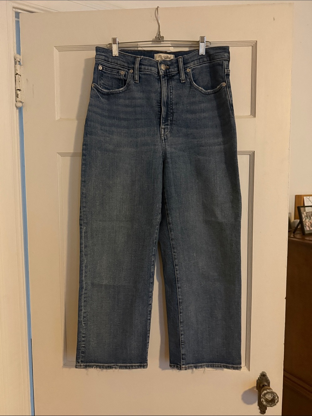 Madewell Slim Wide-Leg Crop Jeans
